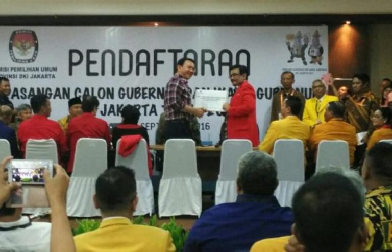 Ahok-Djarot daftar ke KPU