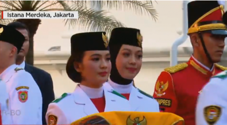 Aisyah Rahmawati, Pelajar SMAN 3 Seluma Terpilih Bawa Baki Bendera Sang Saka Merah Putih