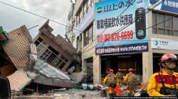 Gempa Magnitudo 6,8 Guncang Taiwan, Sejumlah Bangunan Runtuh, Ratusan Orang Luka-luka