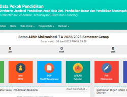 Cara Cek Nomor Pokok Sekolah Nasional