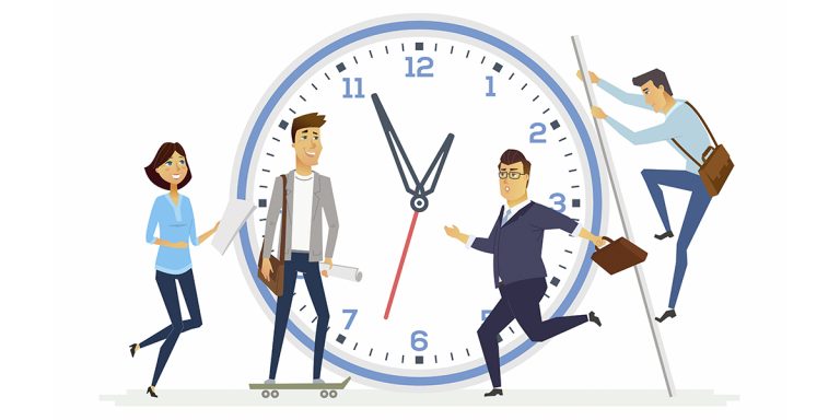 Ilustrasi manajemen waktu