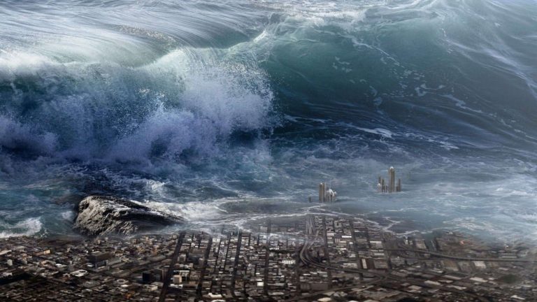 ilustrasi tsunami