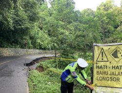 Jalan Liku Sembilan Amblas, Pemprov Bengkulu Akan Ambil Tindakan Segera Mungkin