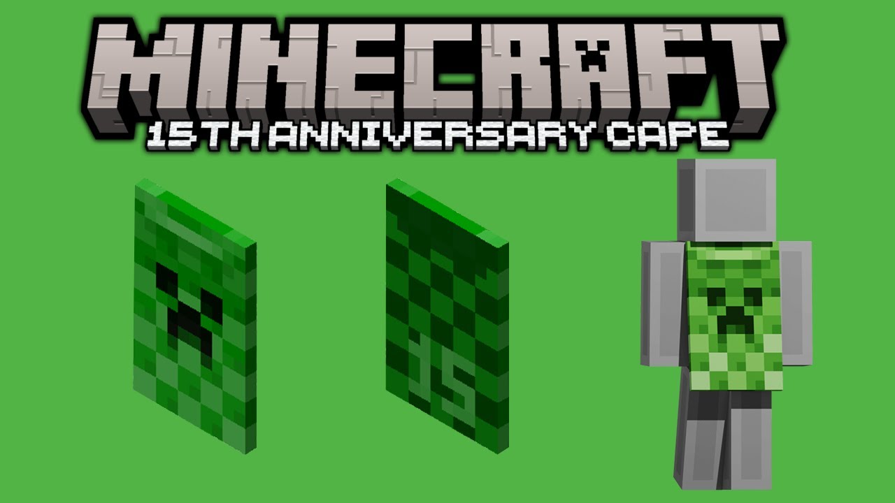 minecraft anniversary cape