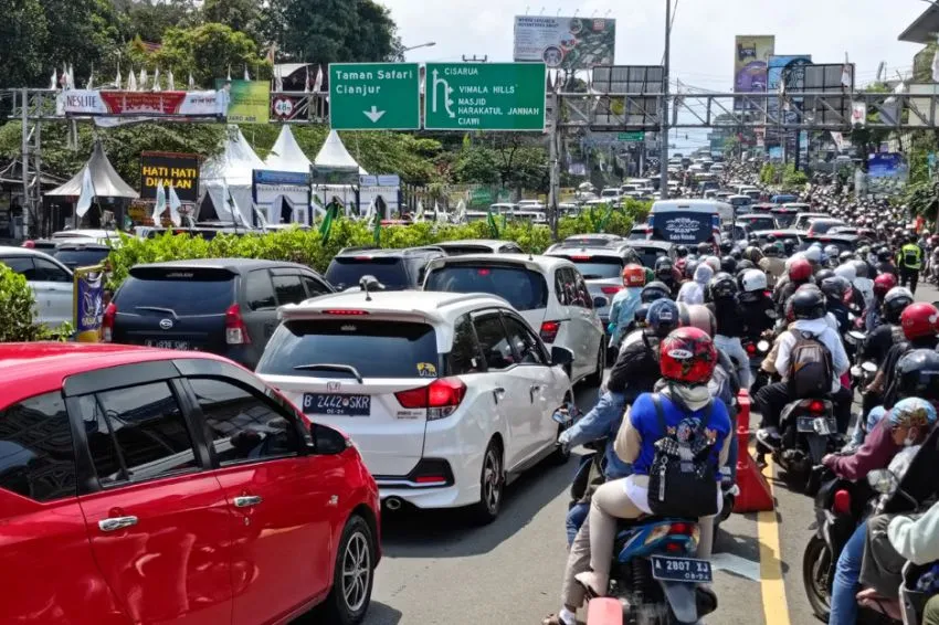 macet puncak bogor