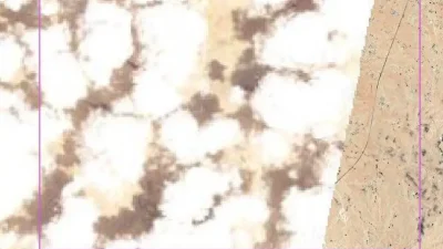 Usai Serangan Iran, Israel Tutupi Peta Citra Satelit Pangkalan Udara Nevatim dengan Awan Digital