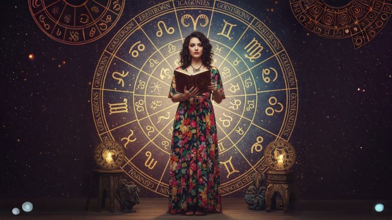 zodiak ilustrasi wanita