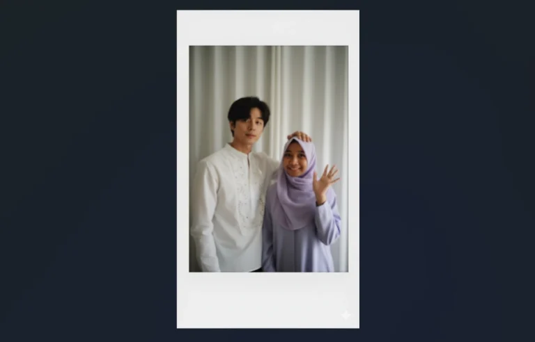 foto polaroid dengan artis k-pop