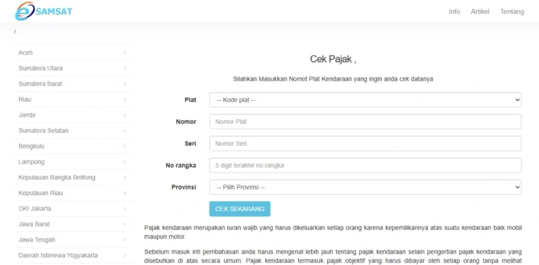 situs e-samsat