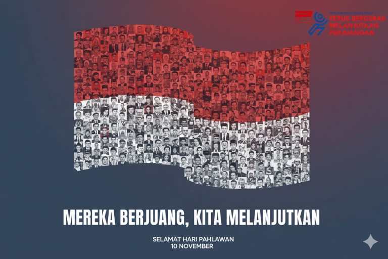 prompt gemini untuk poster hari pahlawan