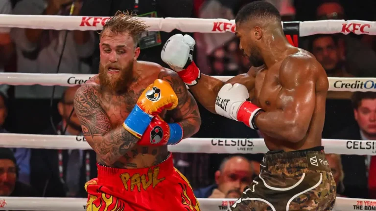 jake paul dihajar anthony joshua