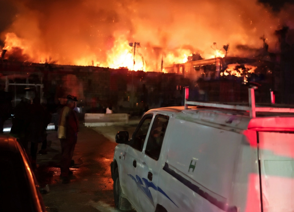 bandara bengurion tel aviv terbakar