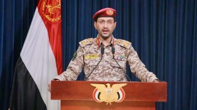 juru bicara houthi ansar Allah yaman yahya saree