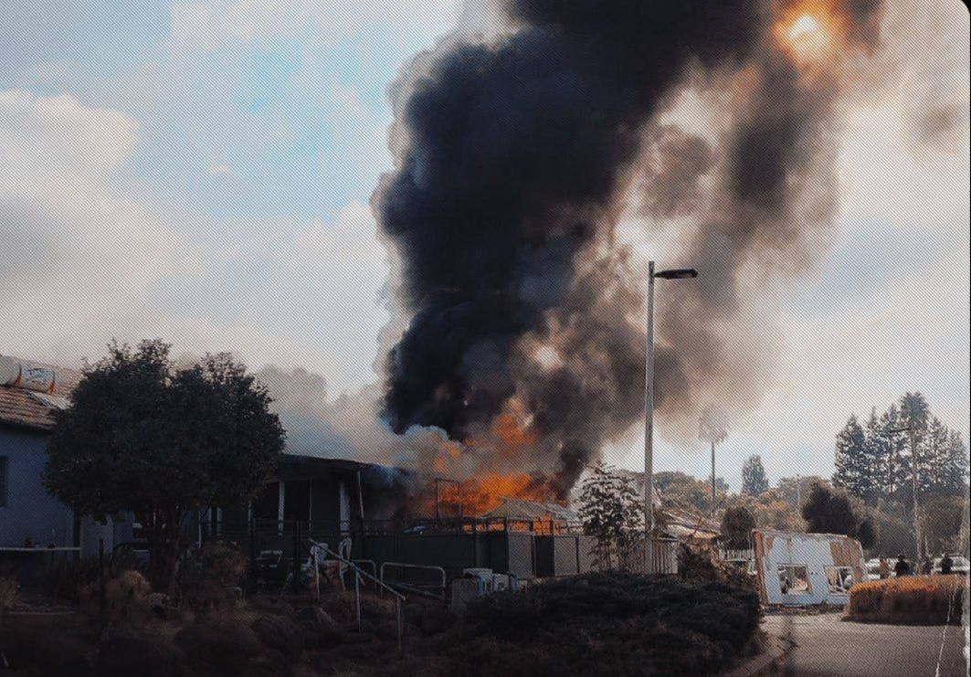 infastruktur gas nahariyah hancur akibat hizbullah