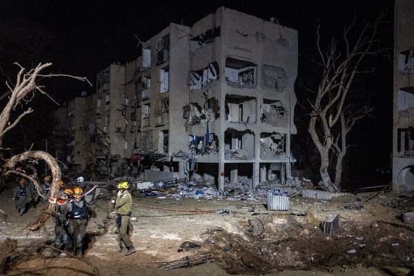 kota arad israel hancur