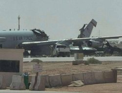 Foto Terbaru Tunjukkan Kerusakan Pesawat AWACS E-3 AS Usai Serangan Rudal Iran di Pangkalan Saudi