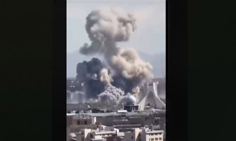 as israel bombardir teheran