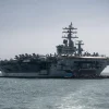 Kapal Induk Nuklir AS Kembali Terbakar, Tiga Pelaut Terluka di USS Eisenhower