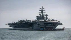 Kapal Induk Nuklir AS Kembali Terbakar, Tiga Pelaut Terluka di USS Eisenhower