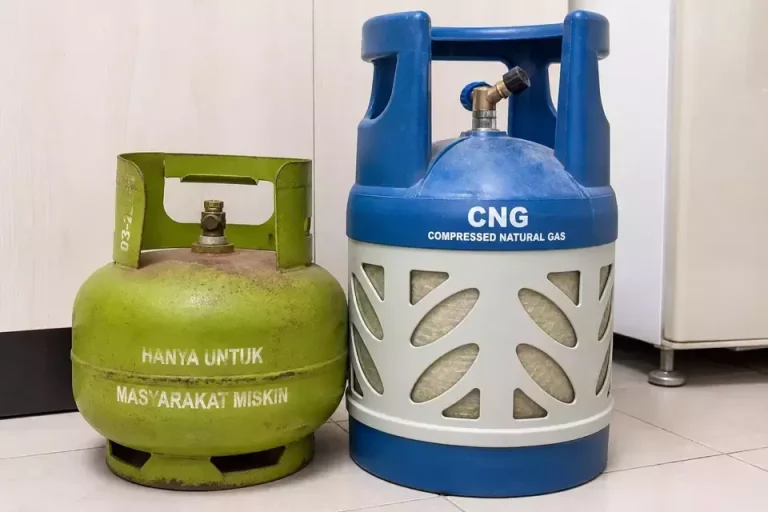 ilustrasi gas cng dan lpg 3 kg