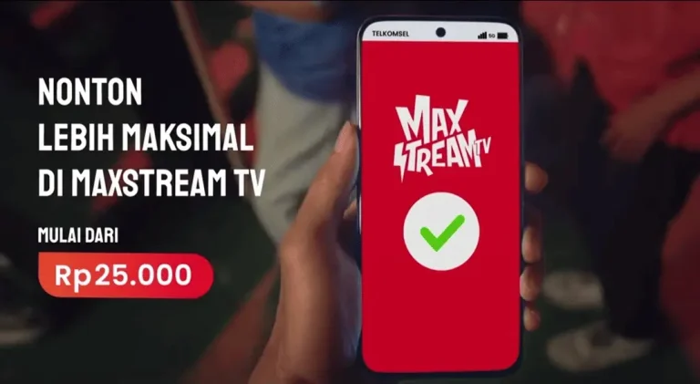 poster iklan maxstream