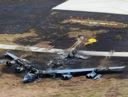 Pesawat Pengebom B-52 Jatuh di Pangkalan Udara AS, Delapan Orang Tewas