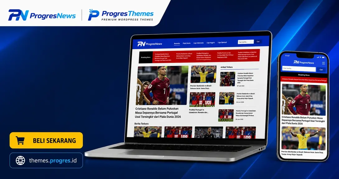 template wordpress premium Indonesia
