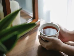 menikmati teh