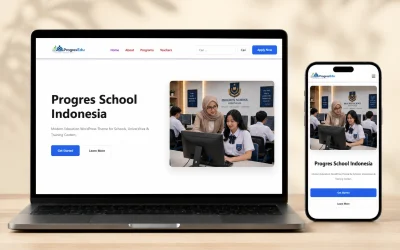 wordpress themes educational pendidikan