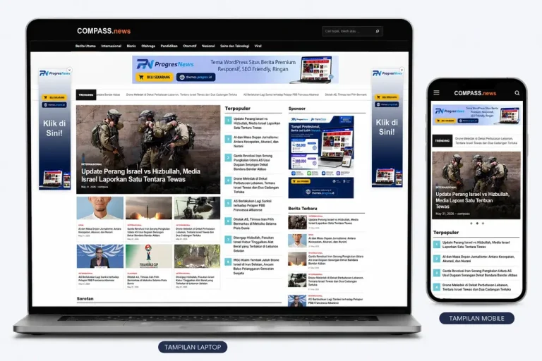 tema wordpress mirip kompas.com
