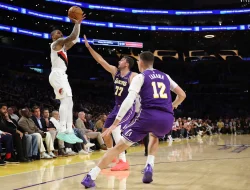 lakers vs trail blazer