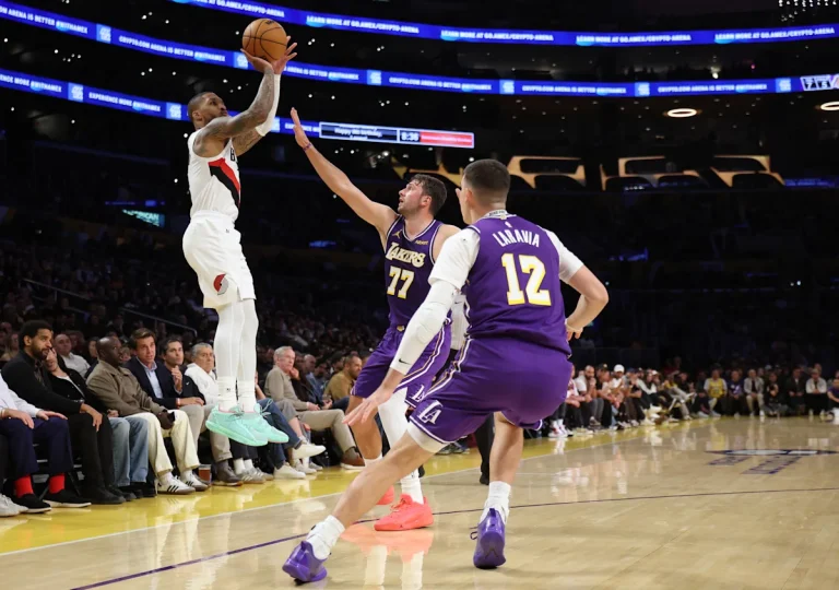 lakers vs trail blazer