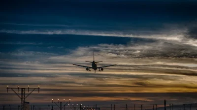 pesawat take off